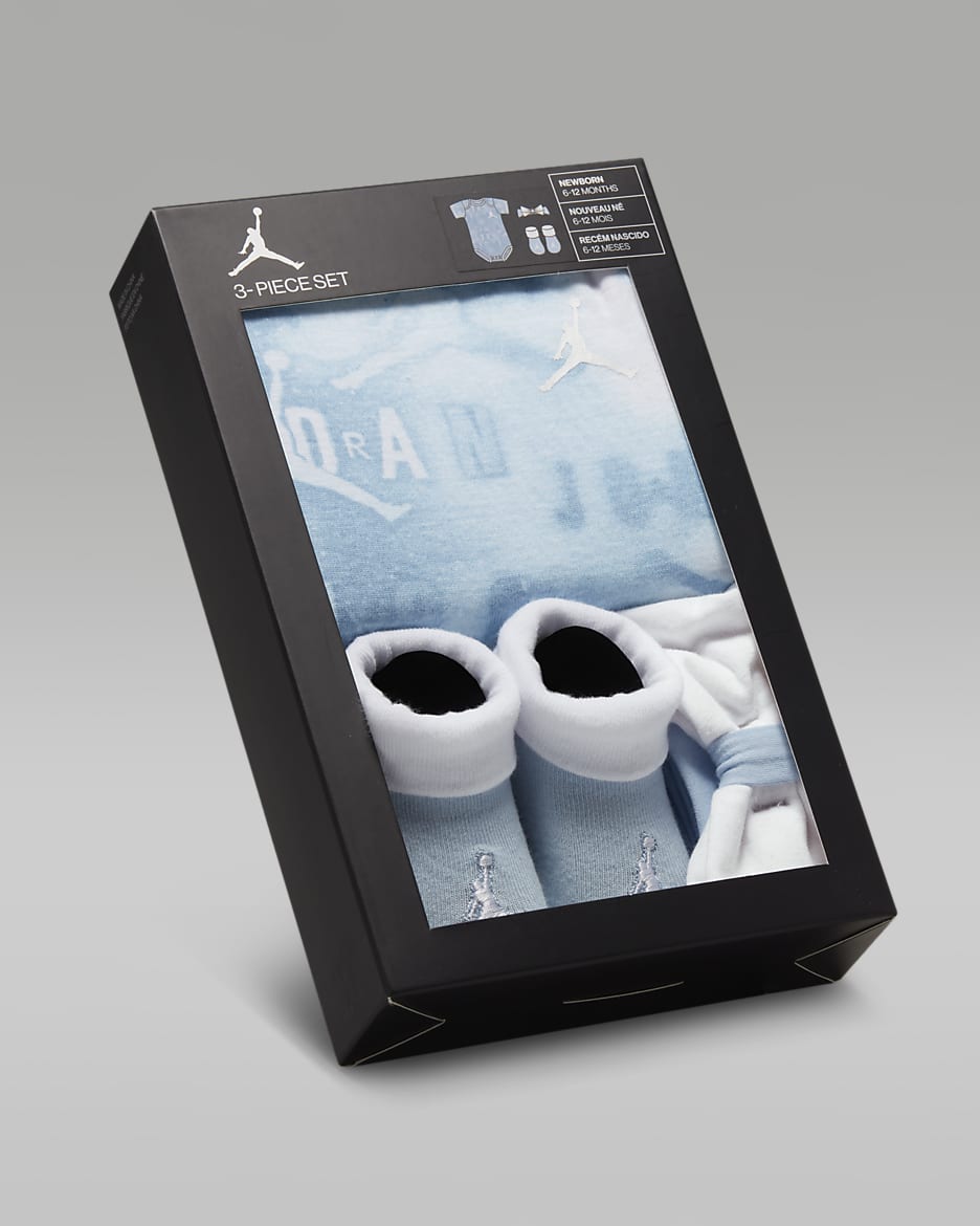 Jordan Essential Printed Bodysuit Box Set Baby Set